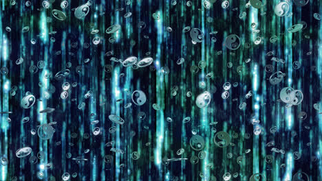 azulejos de bucle de fondo yang yin
