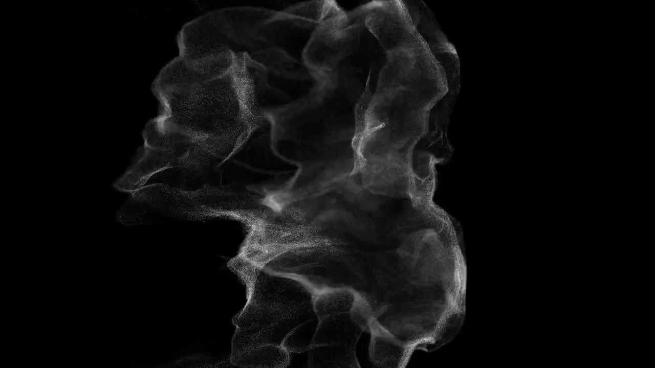 Animazione di sovrapposizione di fumo realistico in movimento