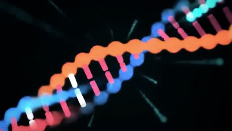 an engaging animation showcases the intricate structure of dna and its significance in genetic science.