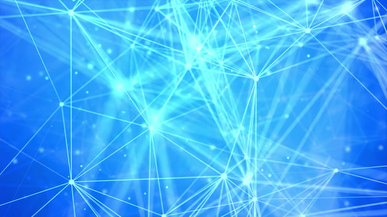 4k 3d estructura abstracta del plexo evolucionando en el fondo del bucle de movimiento