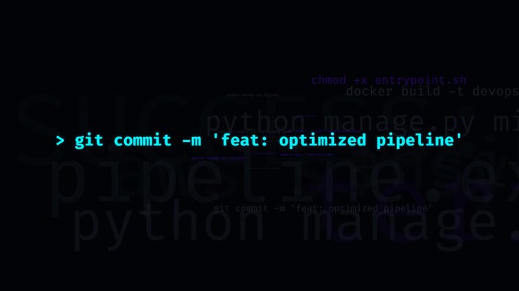 Terminal Commands Being Typed in a Command Line Interface