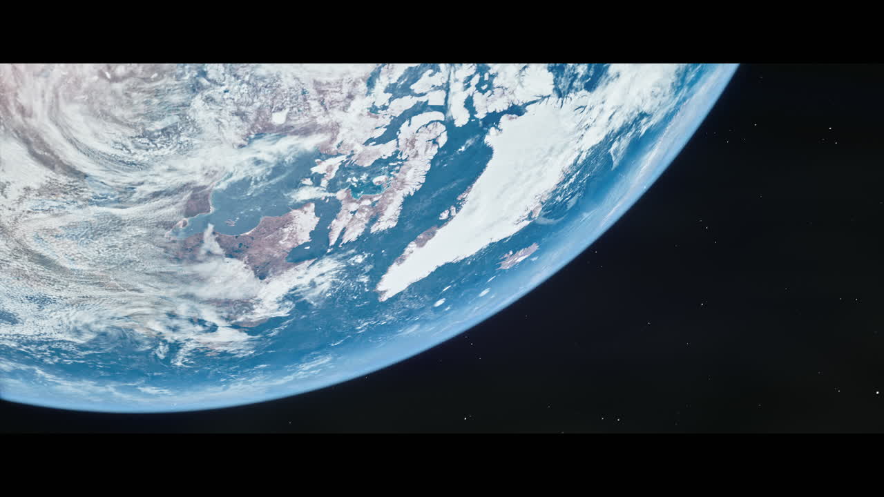 la tierra vista desde el espacio