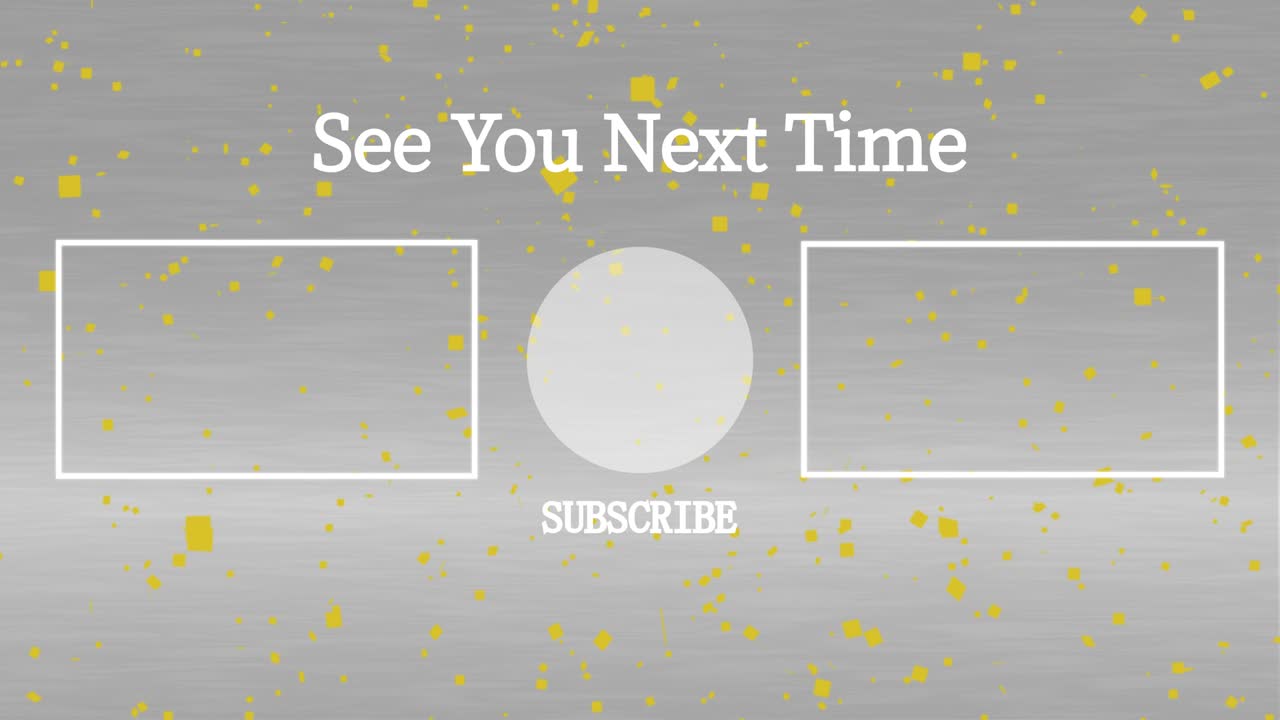 럭셔리 엔드 카드 엔딩 스크린 모션 그래픽