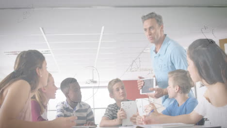 animación de ecuaciones matemáticas sobre el aprendizaje de los escolares