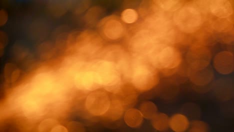 bokeh fire flame spark golden background