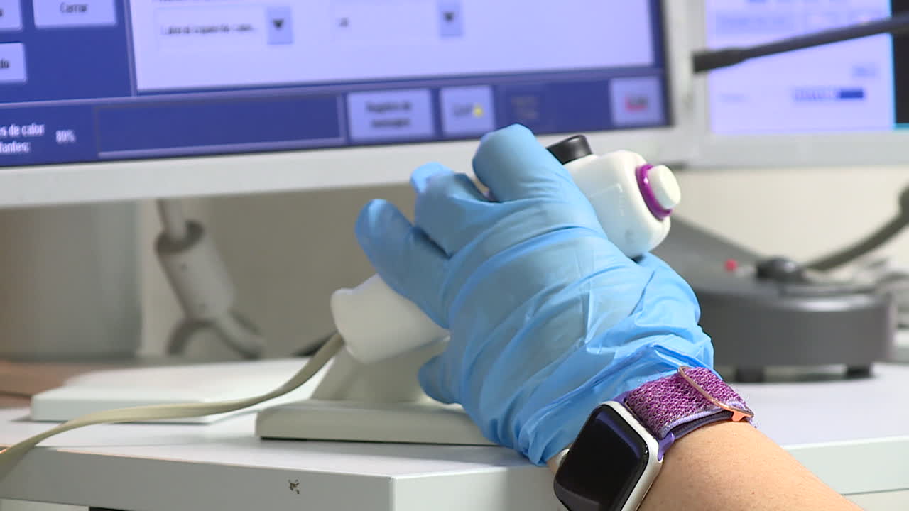 Medical Procedure with Equipment and Doctor