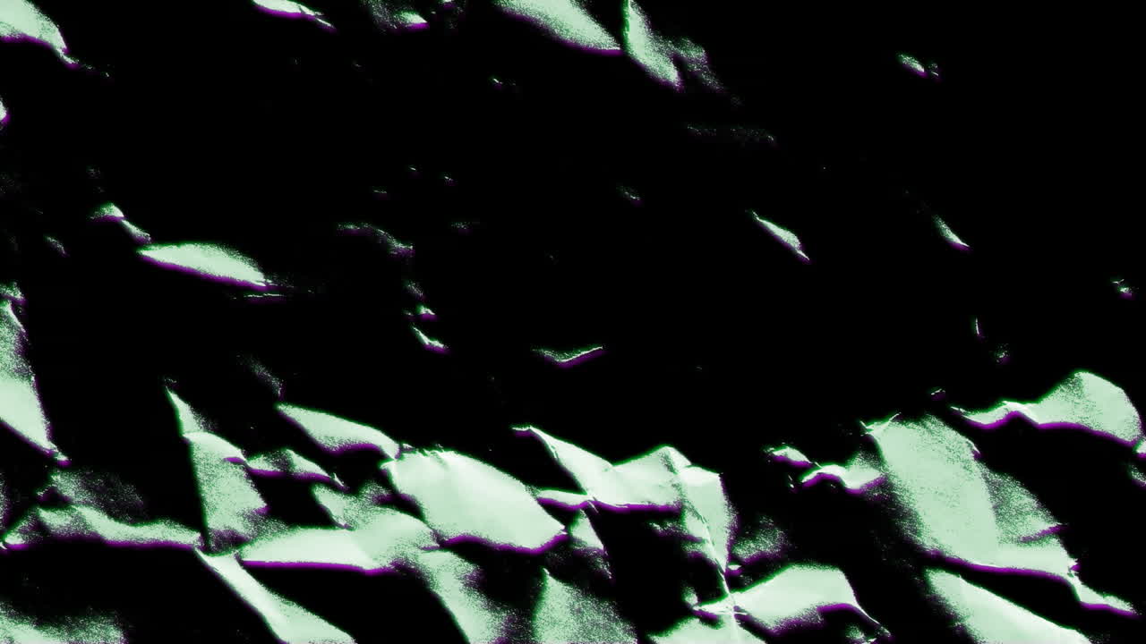 animación de movimiento y cambio de textura verde y espacio de copia en fondo negro