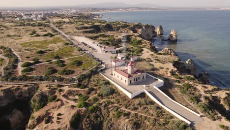 lighthouse by the atlantic ocean