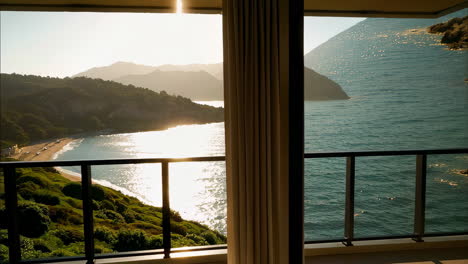 stunning coastal view from a balcony