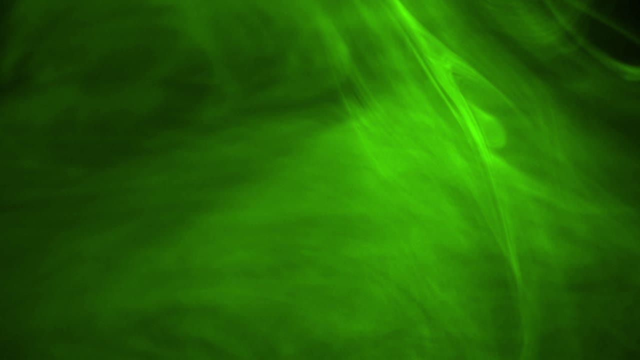Realistic wisps of green smoke or fog flow gently across screen. Perfect for fantasy, magic, or toxic atmospheric overlays