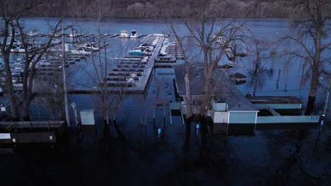 Flooded-marina-submerged-underwater-with-boats-at-yacht-club-along-St