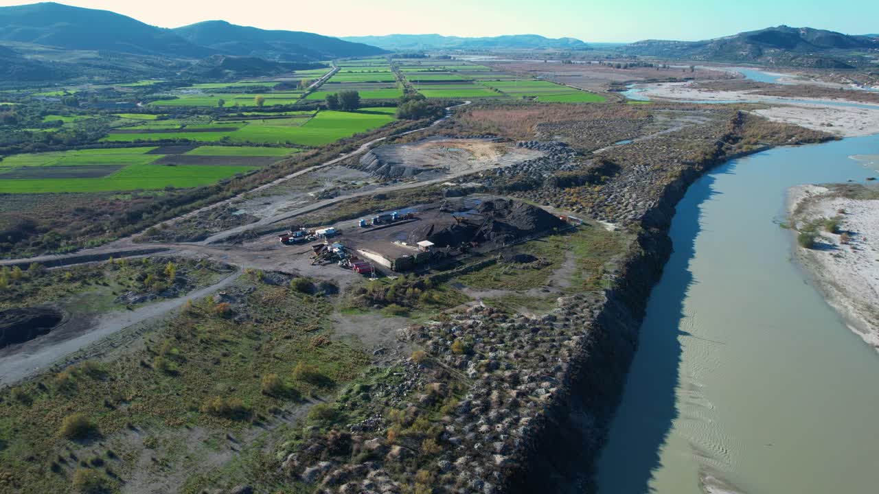 Vjosa River Pollution Crisis: Selenica Bitumen Mine Industrial Waste Threatens Albania Natural Park