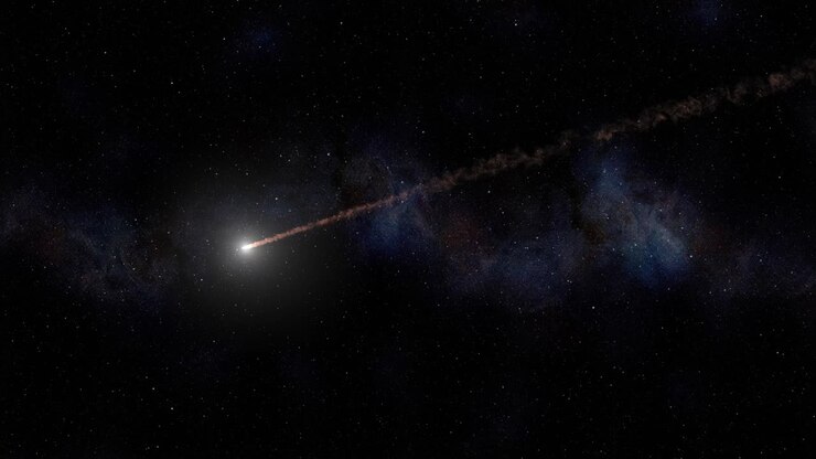 Comet in Deep Space