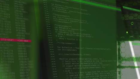 Animation of statistics and data processing over computer servers