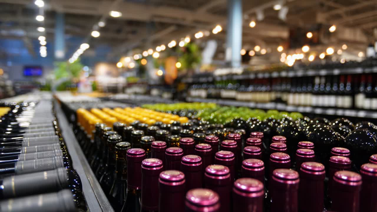 A Colorful Display of Wine Bottles in a Well-Lit Store with Varied Selections Showcasing Diverse Labels and Unique Designs, Perfect for Enthusiasts Seeking the Best in Quality and Experience