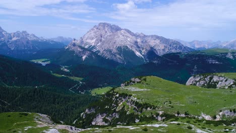 national nature park tre cime in the dolomites alps. beautiful nature of italy.