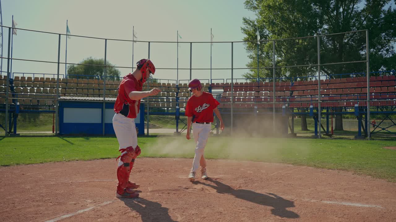 Partita di baseball in corso