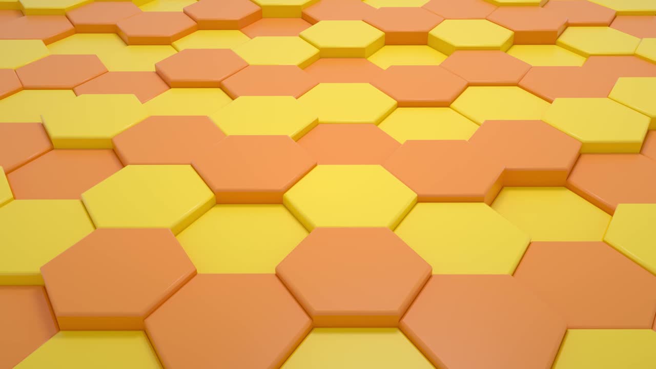 animación en bucle de hexágono de fondo desplazamiento abstracto