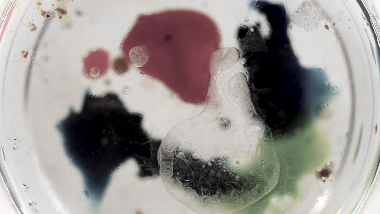 абстрактное движение жидкости пузырьки яркая красочная текстура фона