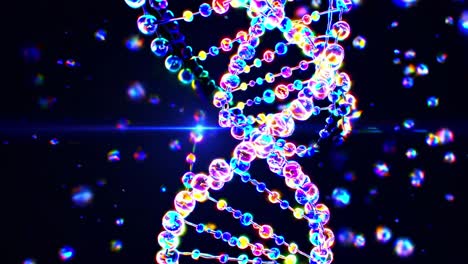 colorful particles swirl around a bright central light creating a mesmerizing display of movement and energy