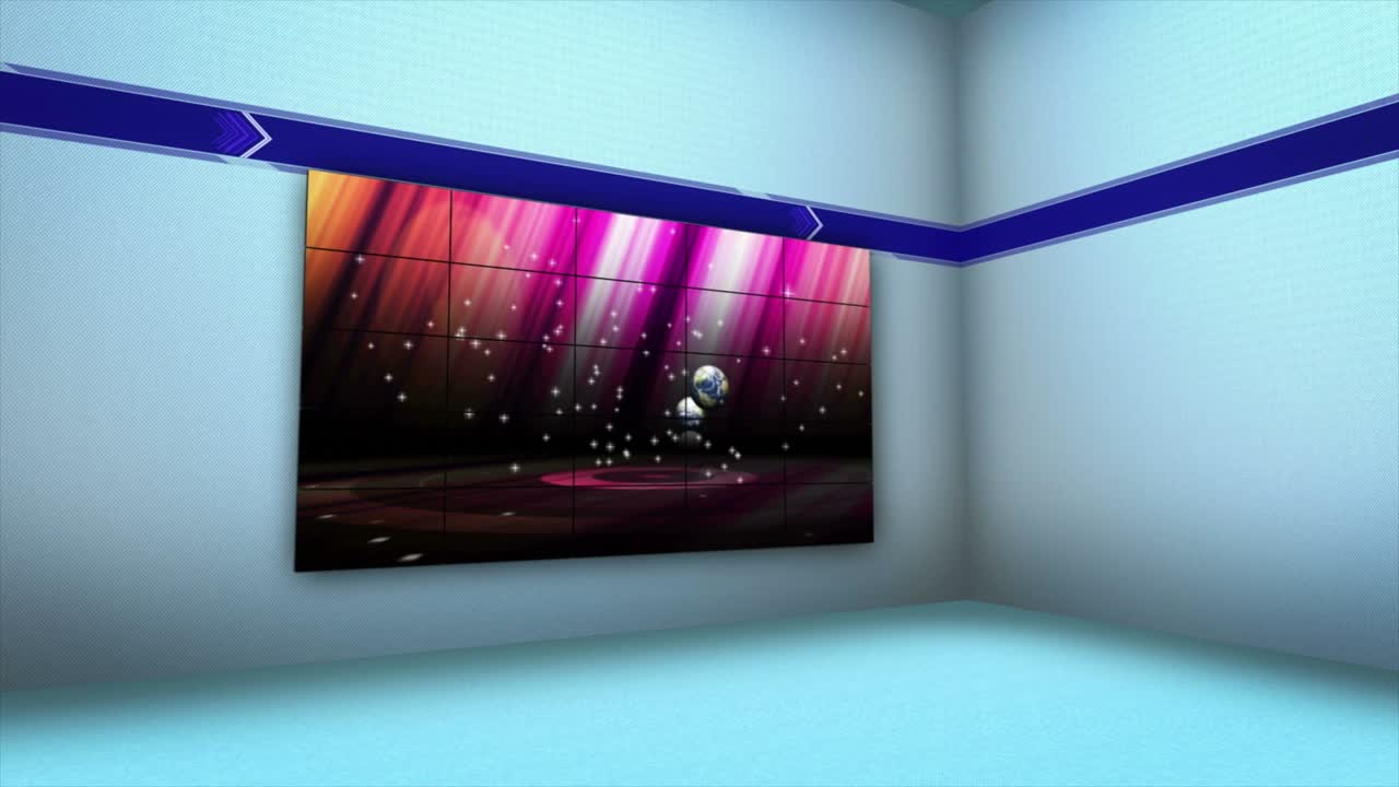 세계 뉴스 및 모니터 터널, 루프, 4k