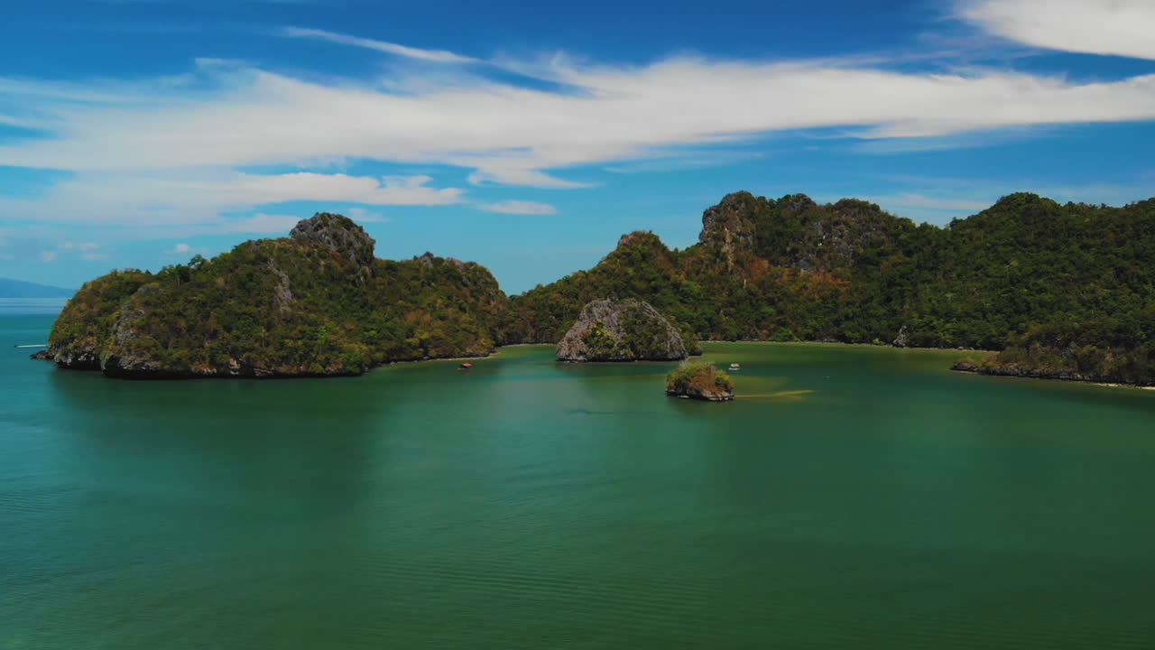 Mountainous Landscape Of Exotic Asian Islands Free Stock Video Footage  Download Clips