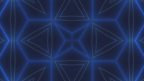 patrón geométrico de neón abstracto