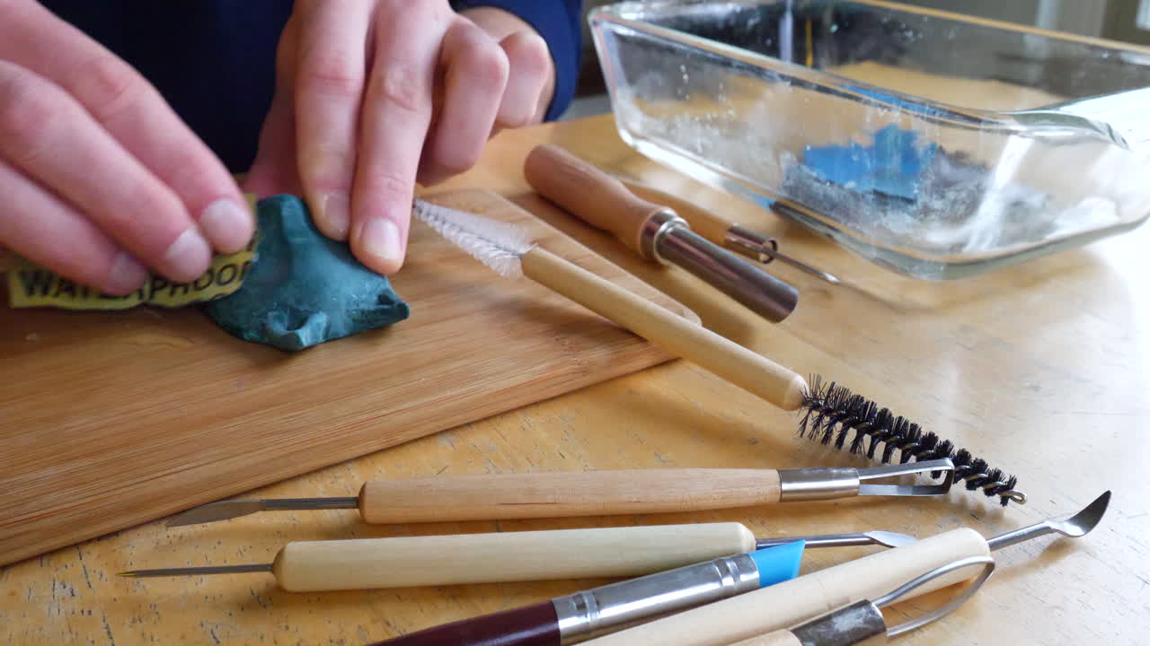 Sculpting with Clay and Tools