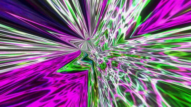 Motion abstract, colorful and smooth infinity or seamless loop.