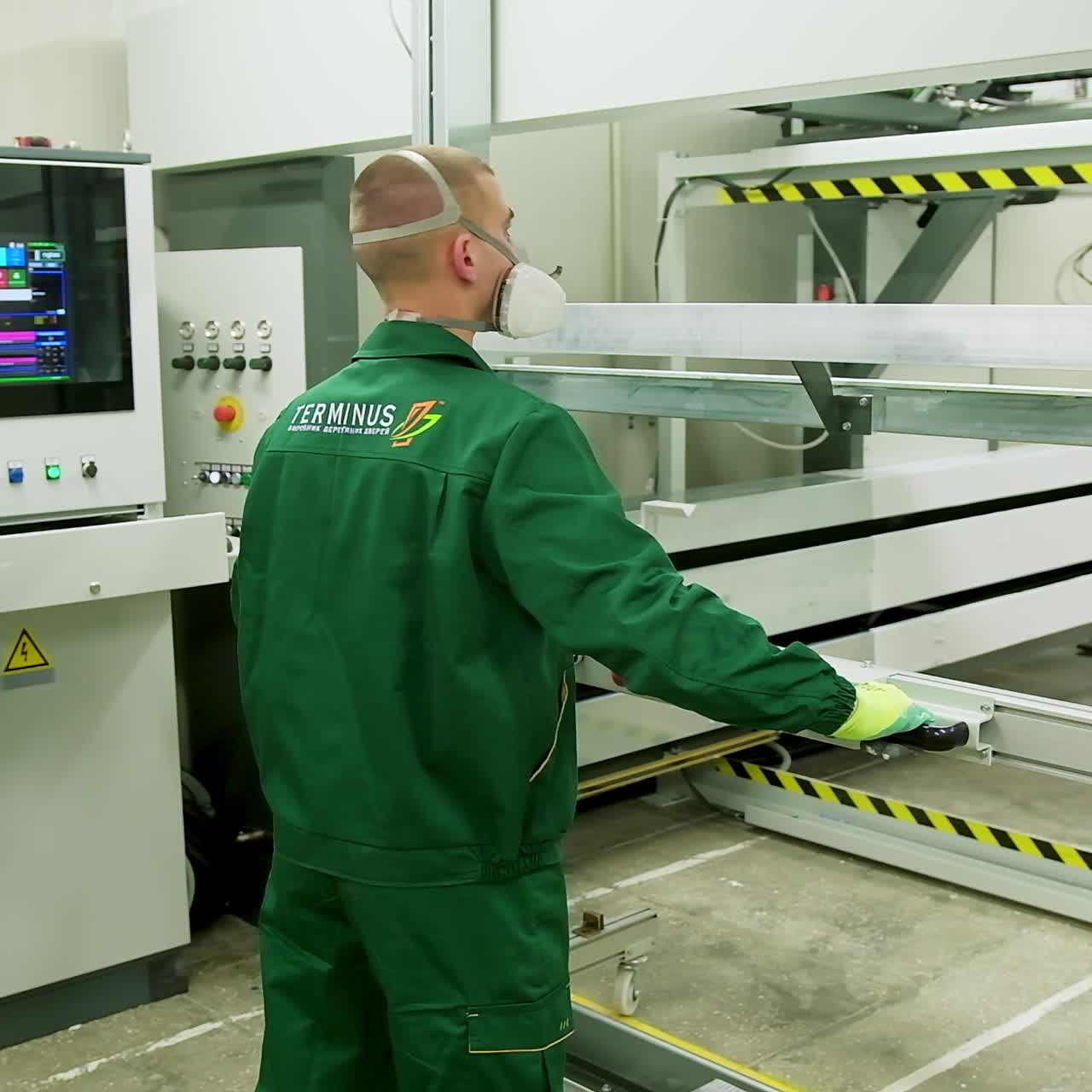 Wood door manufacturing process