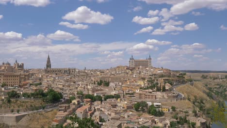 the old town of toledo from across the river