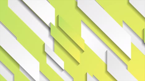 abstract grey green yellow papercut tech corporate motion background