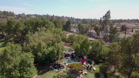 Aerial-view-of-orange-county-golf-course,-California