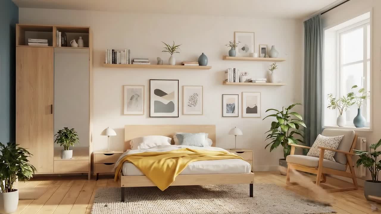 Modern Bedroom Transformation and Furnishing
