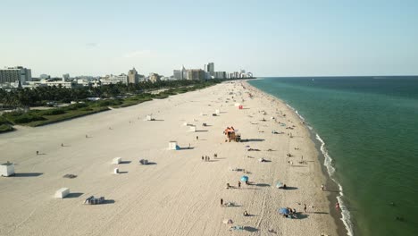 Aéreo-South-Beach-Miami-Florida-Estados-Unidos-Horizonte-Ocean-Drive