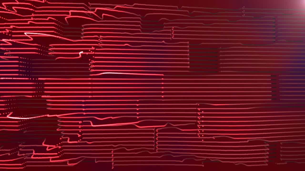 둥근 입자의 애니메이션 다채로운 배경