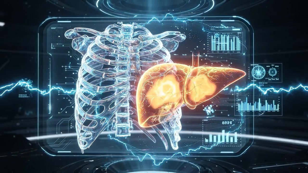 Holographic 3D Medical Visualization of Human Liver and Rib Cage