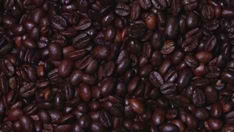 coffee beans which roasted well and it has brown color