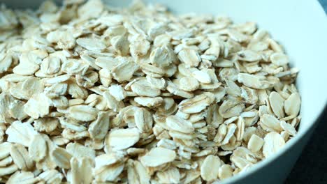 rolled oats in a bowl