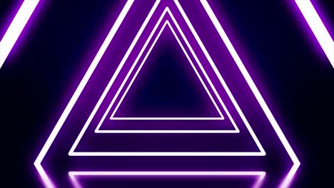 abstract neon triangle background