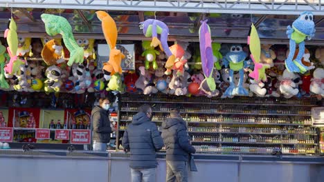 carnival games and drinks booth