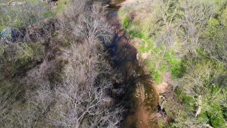 aerial footage of post oak creek in sherman texas