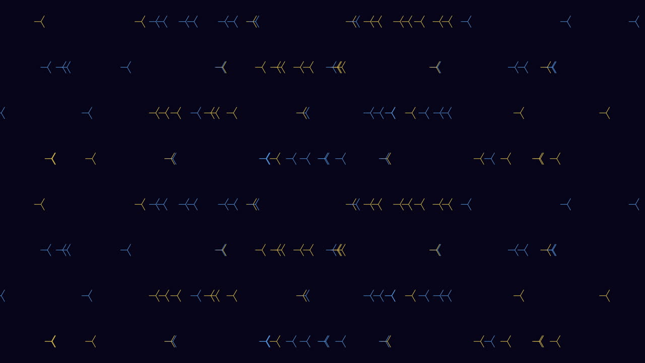 patrón de confeti y triángulos de colores neón