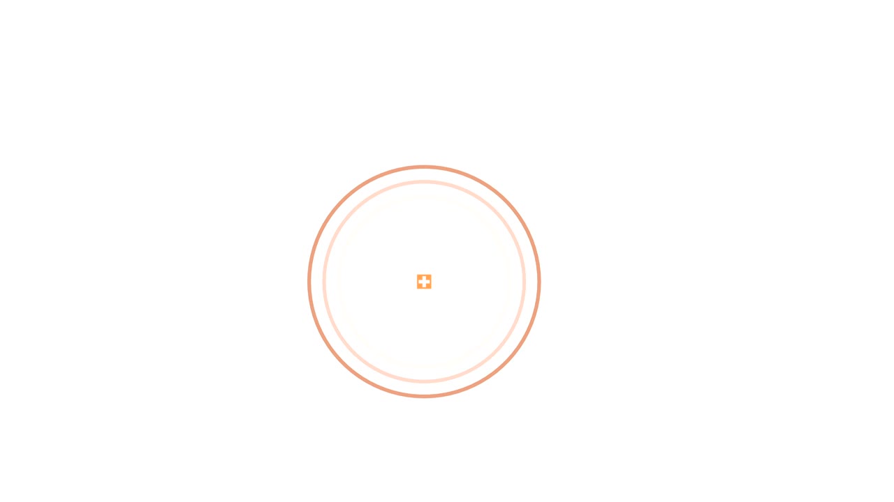 interfaz de búsqueda de objetivo en fondo blanco