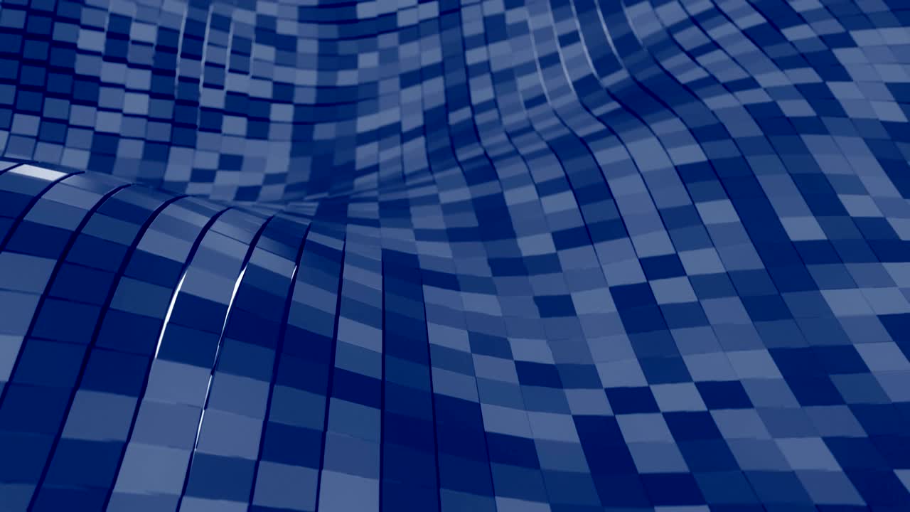 4k 추상적인 큐빅 메쉬