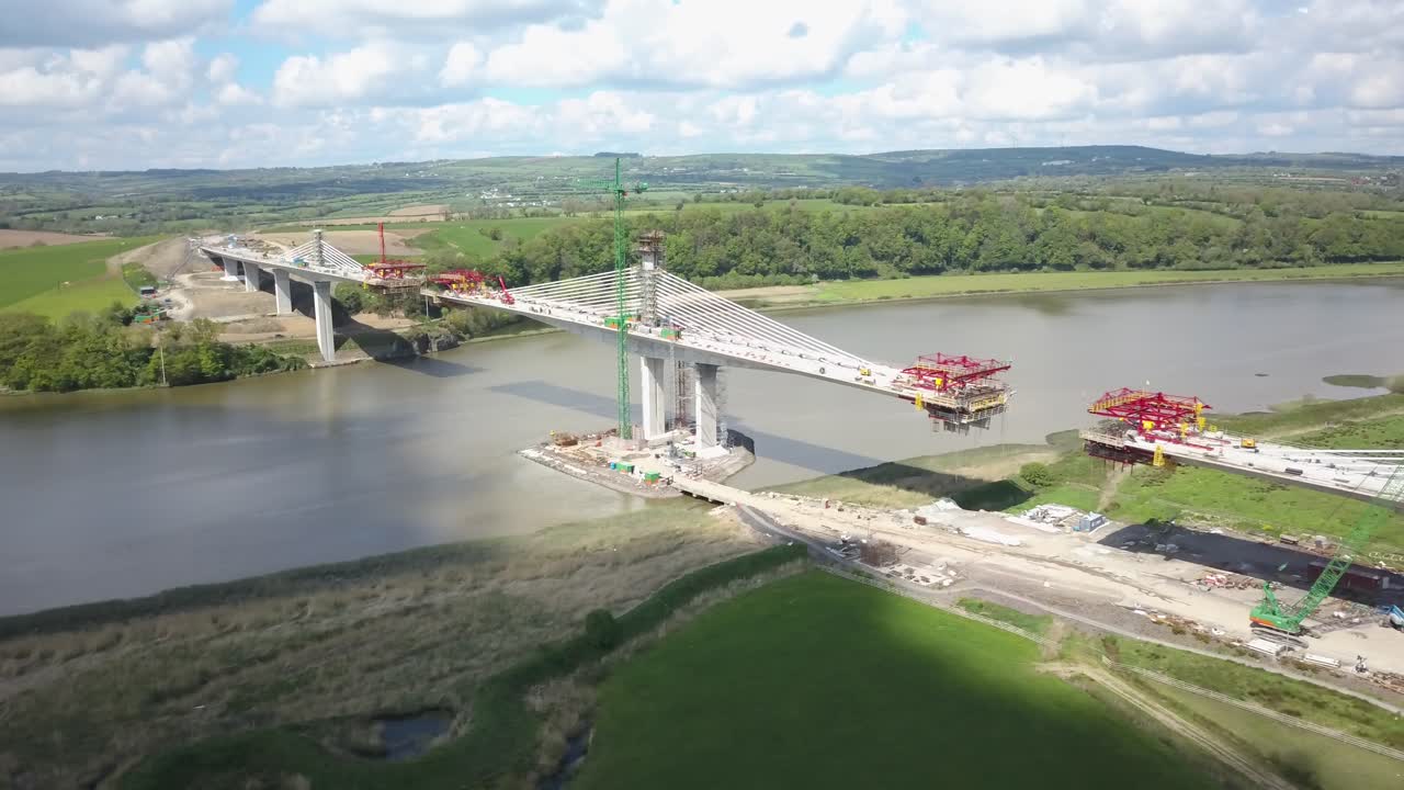Ireland New Ross N25 by pass bridge construction Rose Fitzgerald Kennedy Bridge 12
