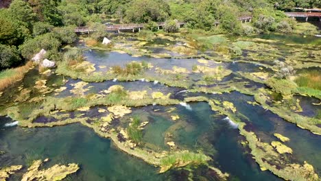 TOP-Aerial-view-over-Krka-River-in-summer