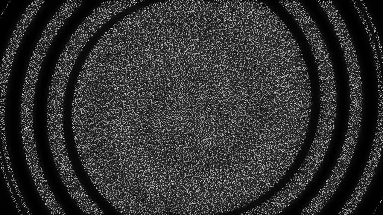 White color Dot Shape Pattern animation motion graphics