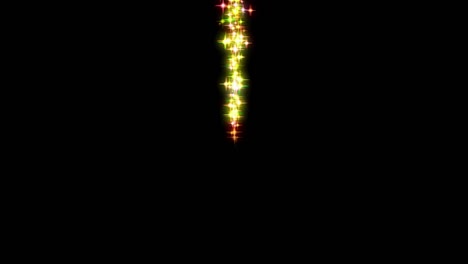 the video material which six shining short effects entered. star version.