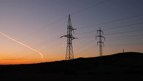 columns high voltage high power sunlight in the moravia tuscany region